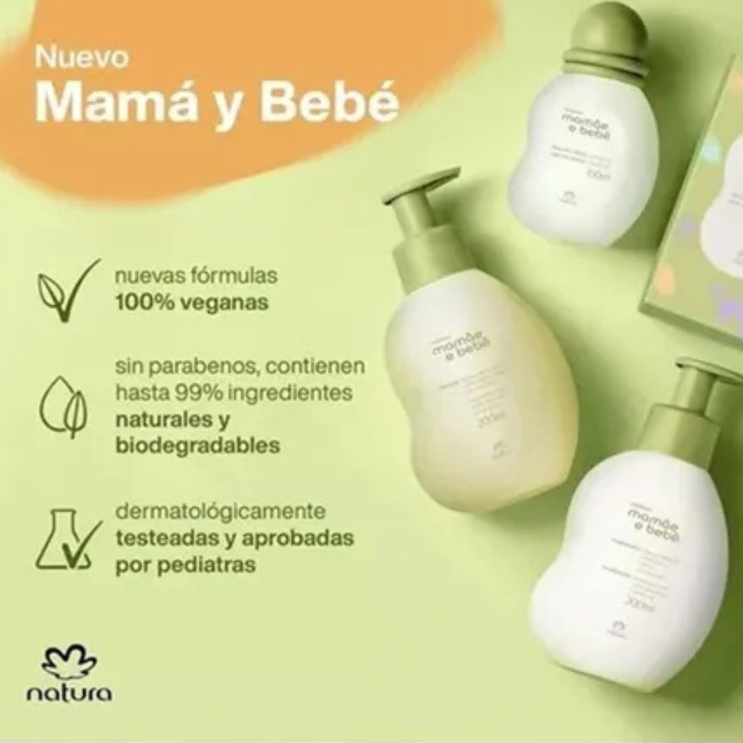 Estuche Pañalera Mamá y Bebé – Loción 200ml + Shampoo 200ml + Jabón Líquido 200ml