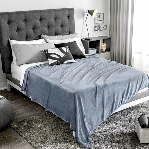 Cobertor Ligero KS/QS Azul - Cama KS/QS - 2.40x2.20 m