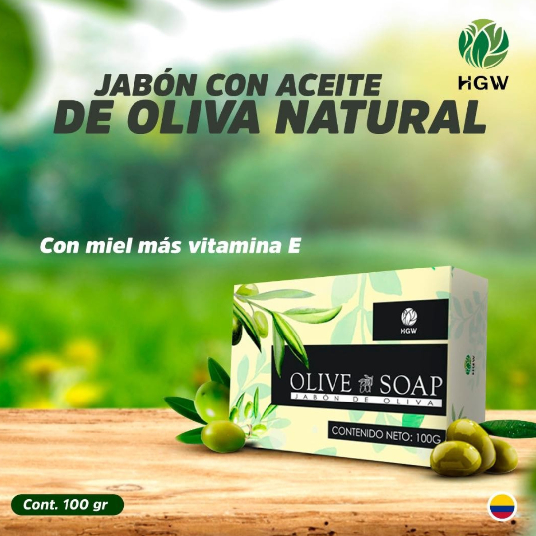 Jabón de Oliva HGW Colombia HGW - 100gr