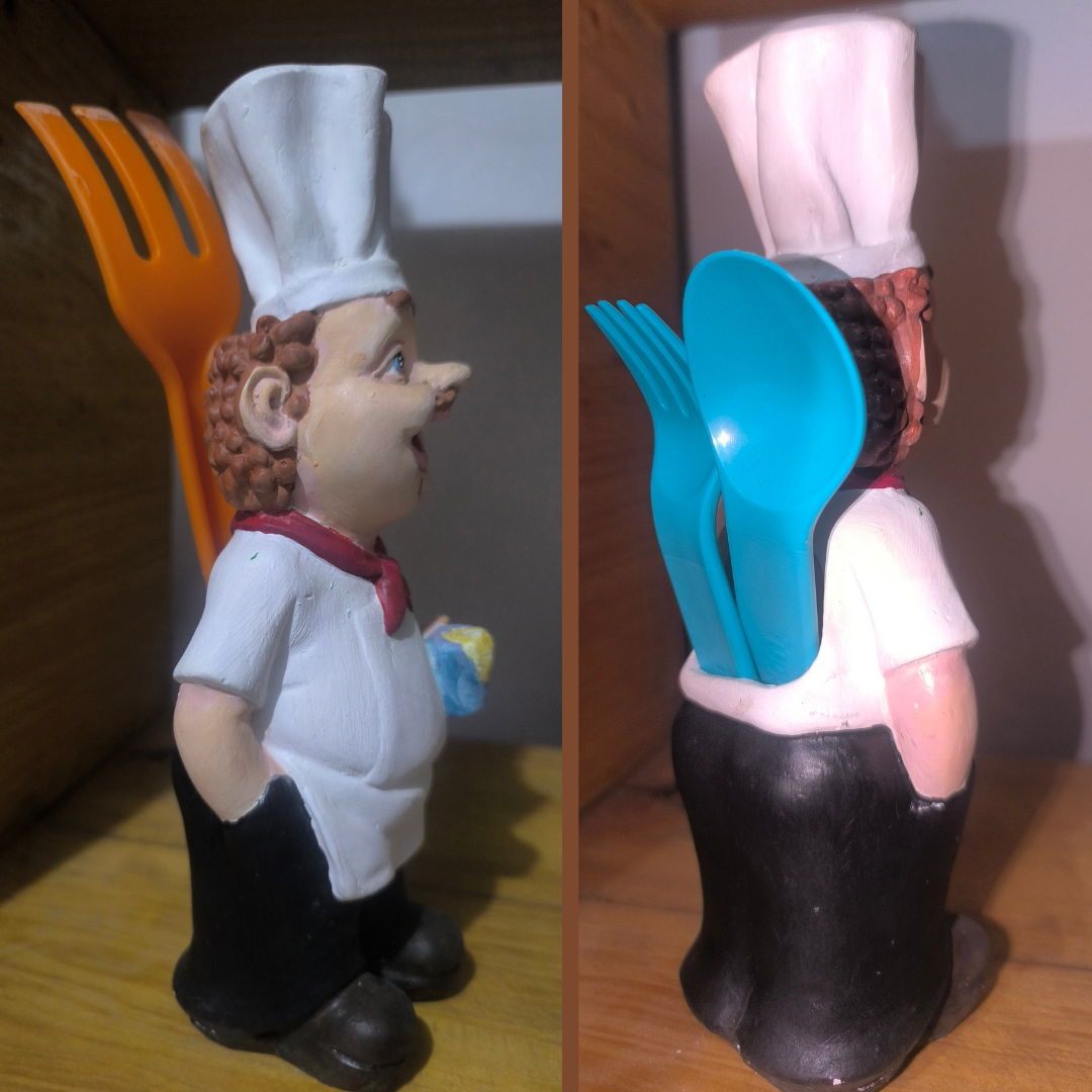 Chef Porta Utensilios - Arte Vivo - 6x23cm