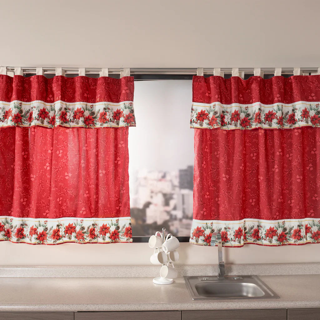 Cortinas decorativas para cocina con diseños prácticos y funcionales. Da color a tus espacios.