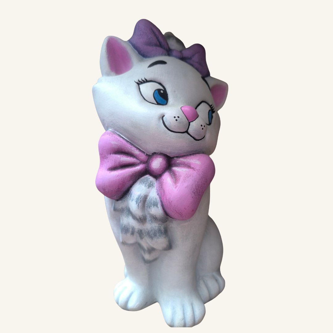 Alcancia Gatita Blanca – Arte Vivo - 12x29cm