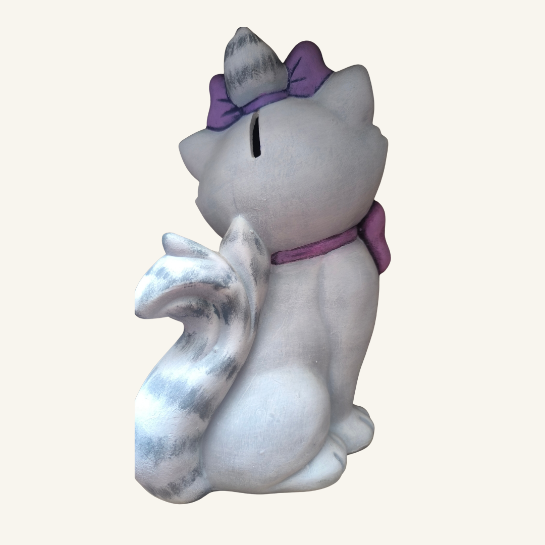 Alcancia Gatita Blanca – Arte Vivo - 12x29cm