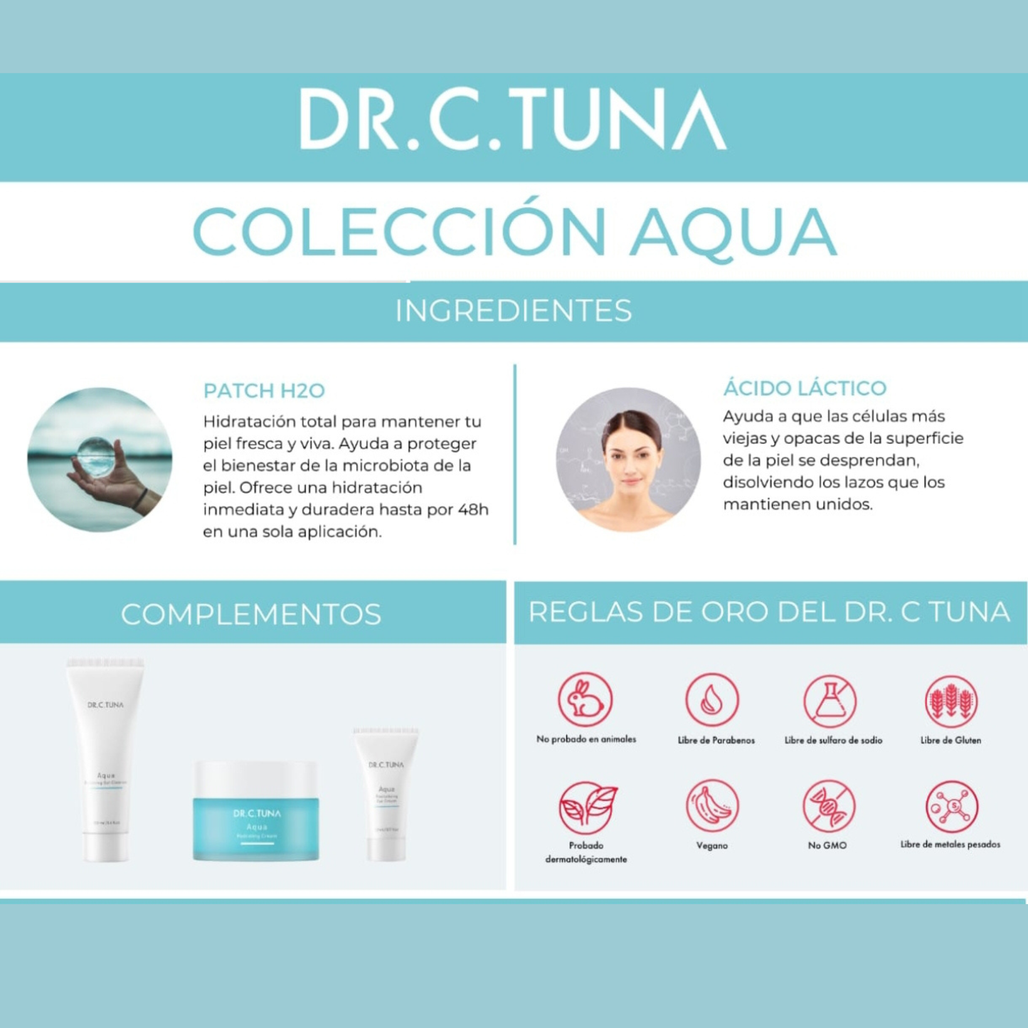 Aqua Gotas Impulsantes de Hidratacion Dr. C. Tuna - 30ml