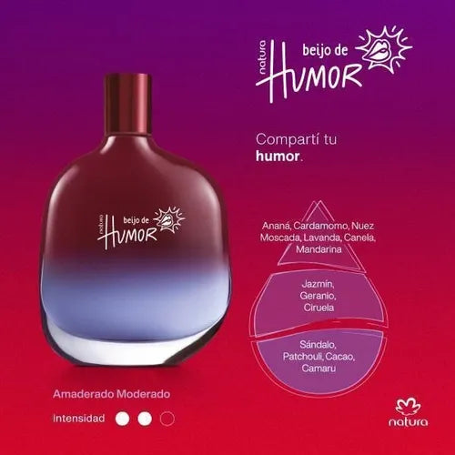 Estuche Beijo de Humor – Eau de Toilette 75ml + Bálsamo Pós Barba 75ml + Miniatura 25ml – Amaderado