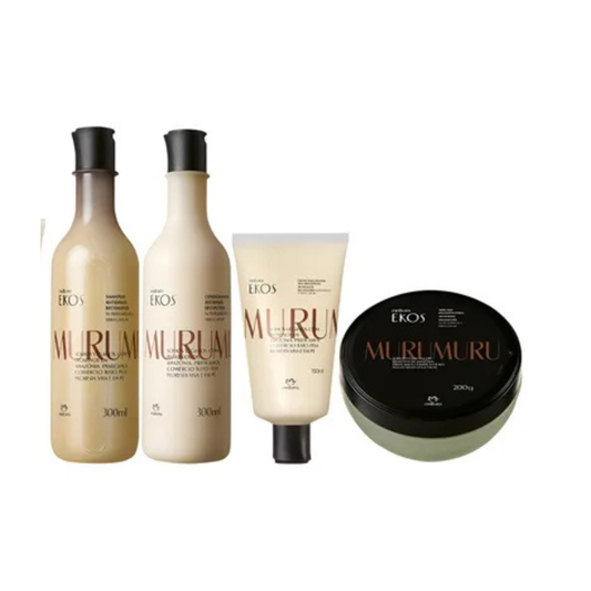 Tratamiento de Cabellos Murumuru Ekos Shampoo 300ml +Acondicionador 300ml + Crema para Peinar 150ml + Máscara 200gr
