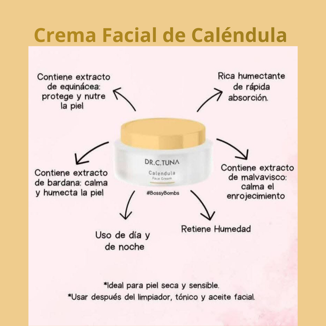 Caléndula Crema Facial Dr. C. Tuna - 50ml