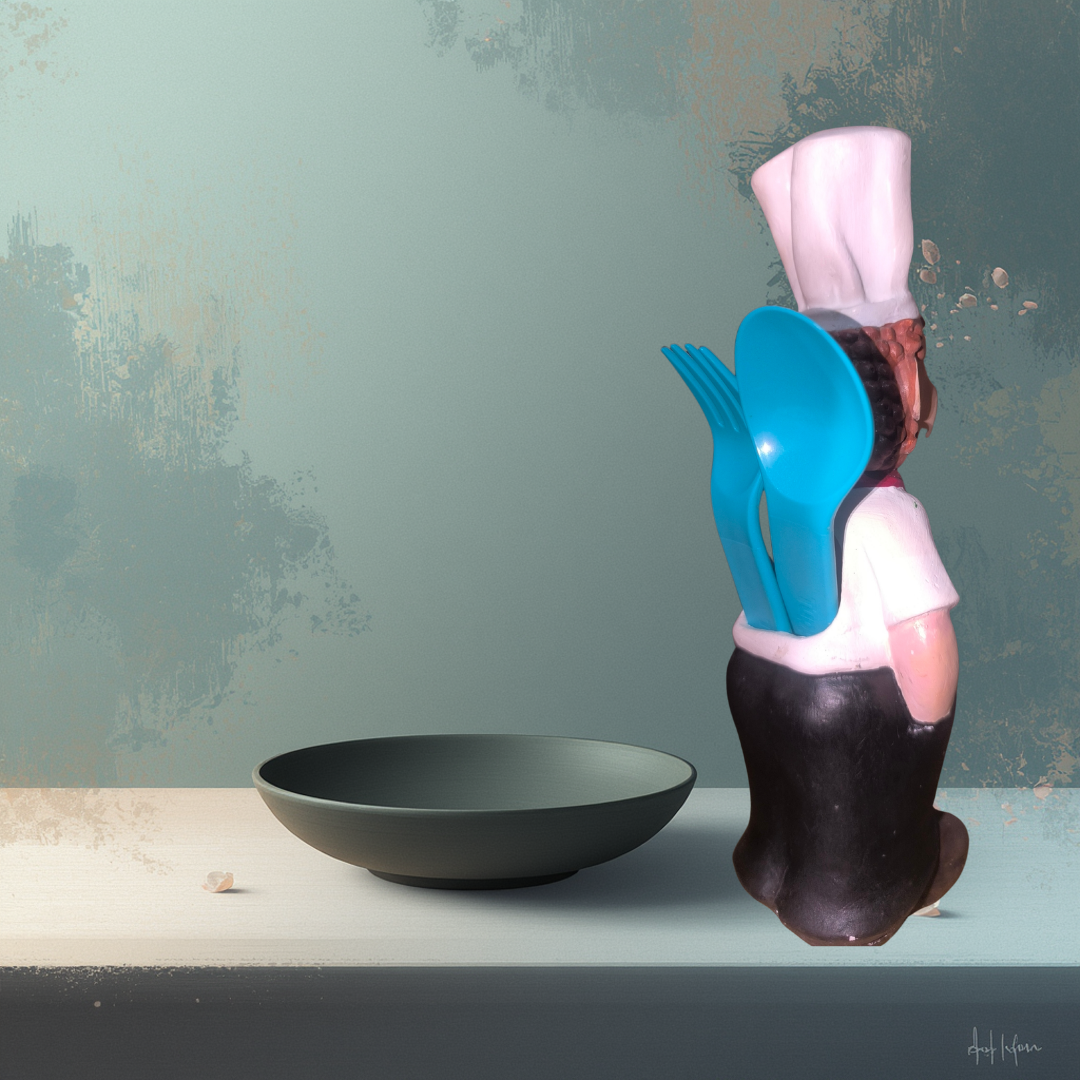 Chef Porta Utensilios  - Arte Vivo - 6x23cm