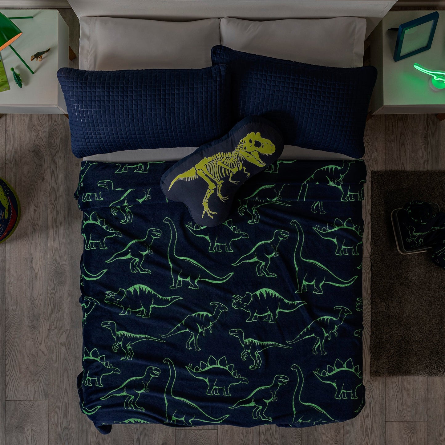 Cobertor Ligero MAT/IND Dinosaurios - Cama MAT/IND - 1.80x2.20 m