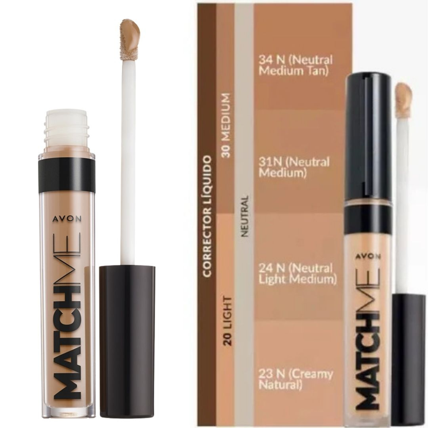 Corrector Líquido Match Me Neutral Medio - Avon - 4ml