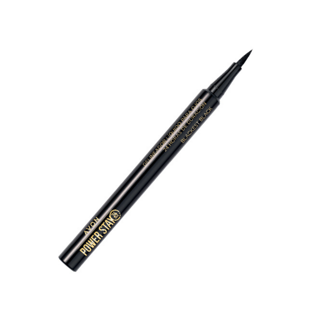 Delineador Líquido Power Stay Avon - Negro – 1.2ml