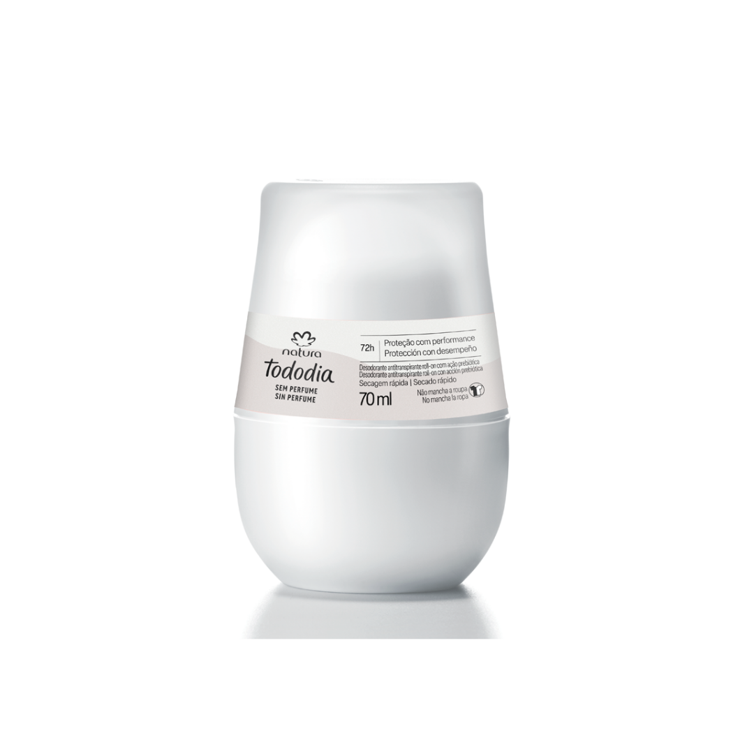 Desodorante Antitranspirante Sin Perfume Roll On Todo Día  – 70ml