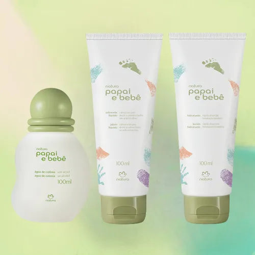 Estuche Papá y Bebé – Agua de Colonia 100ml + Loción 100ml + Jabón Líquido 100ml