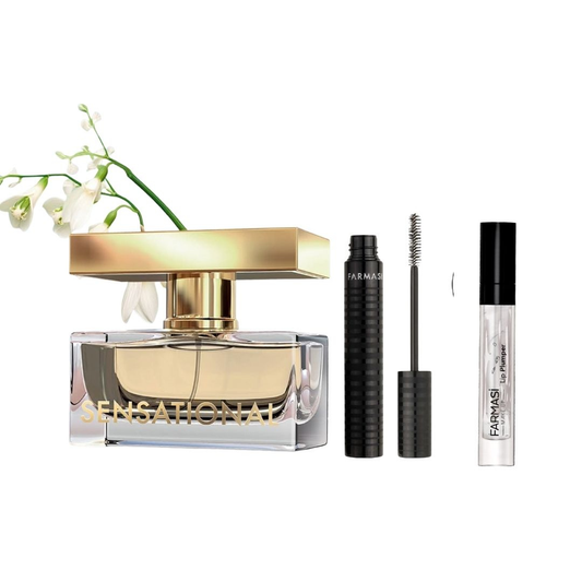 Estuche Sensational – Eau de Parfum 50ml + Máscara Pestañas 9ml + Lip Plumper 4ml