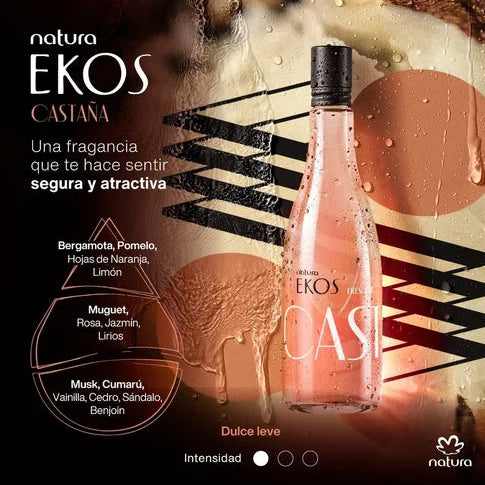 Frescor de Castaña Ekos Femenino – Eau de Toilette – 150ml – Frutal/Dulce