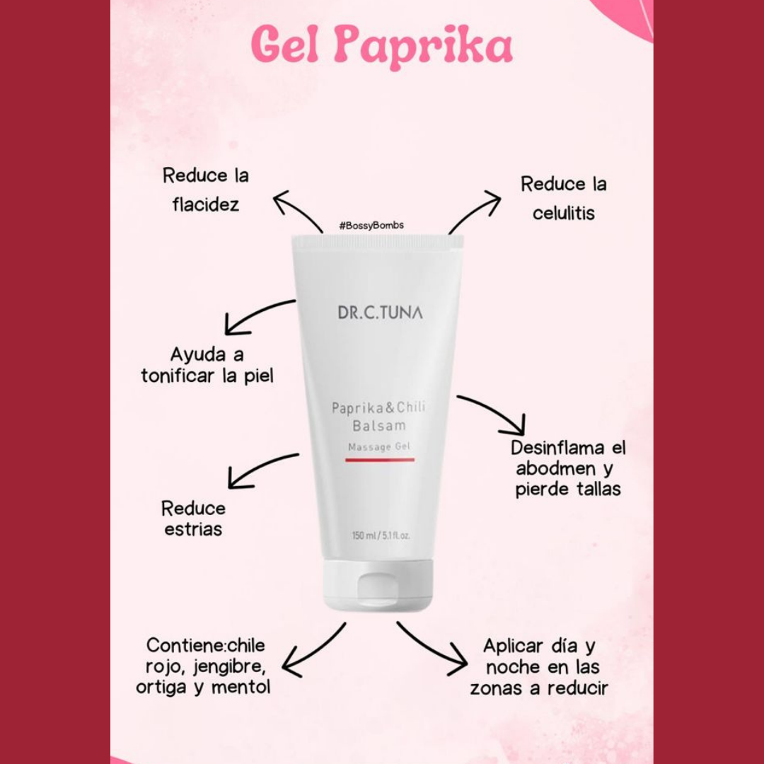 Gel de Masaje Bálsamo de Pimienta y Chile Dr. C. Tuna – 200ml