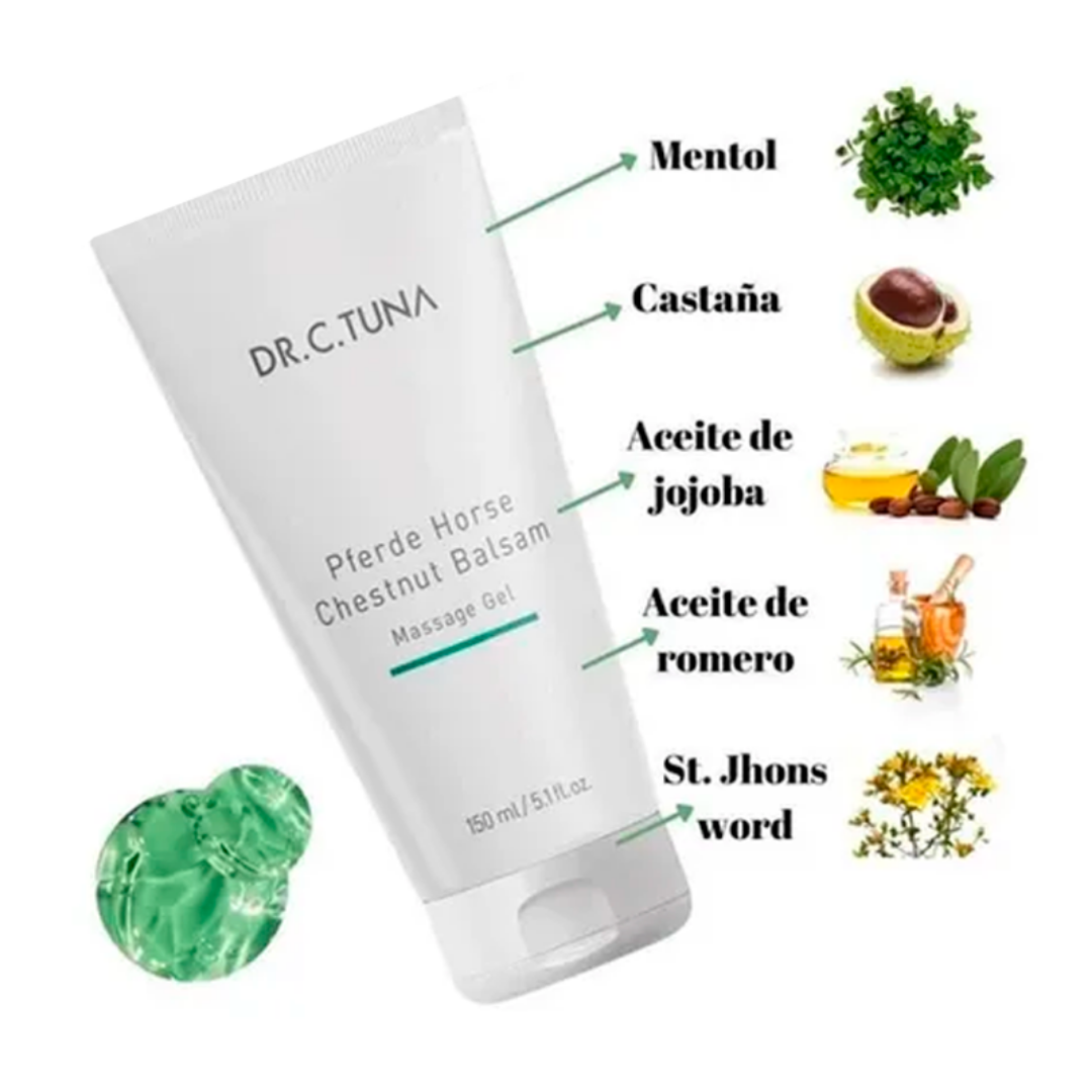 Gel de Masajes Castaña de Indias Dr. C. Tuna – 150ml
