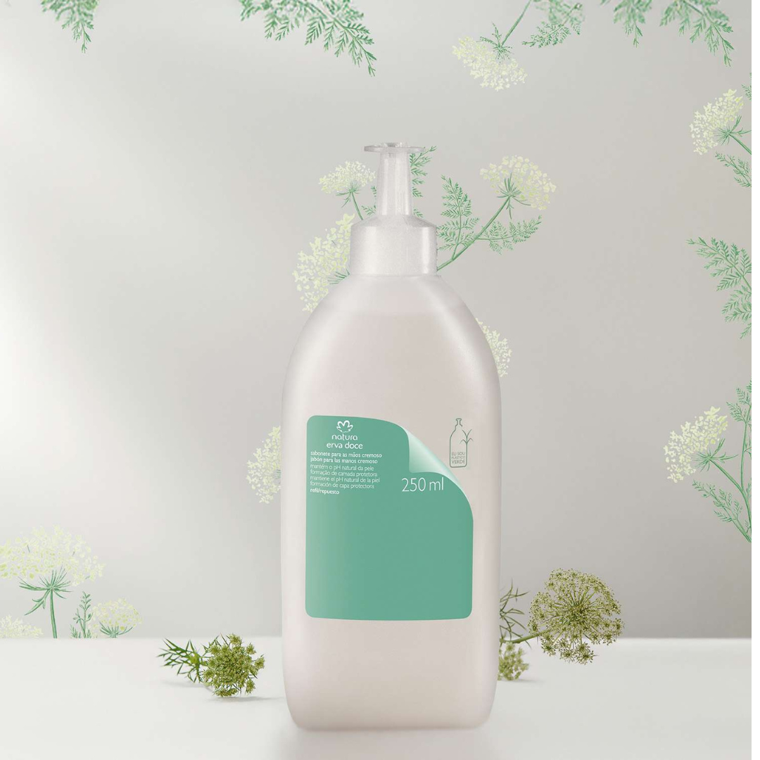 Jabón liquido para manos Eva Dorce - Incluye Repuesto - 250ml c/u