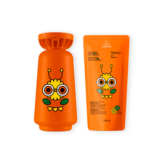 Kit Nature Shampoo 2 en 1 con Repuesto – 250ml c/u
