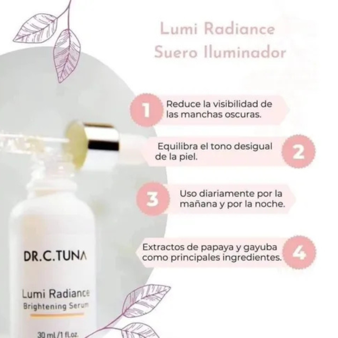 Lumi Radiance Suero Iluminador Dr. C. Tuna – 30ml