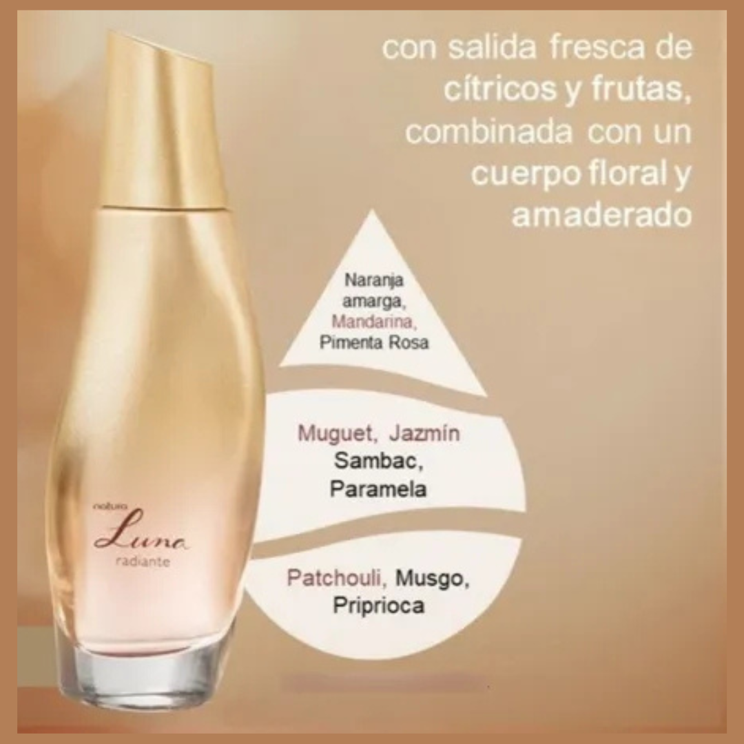 Luna Radiance Femenino – Eau de Toilette – 75ml – Chipre Cítrico