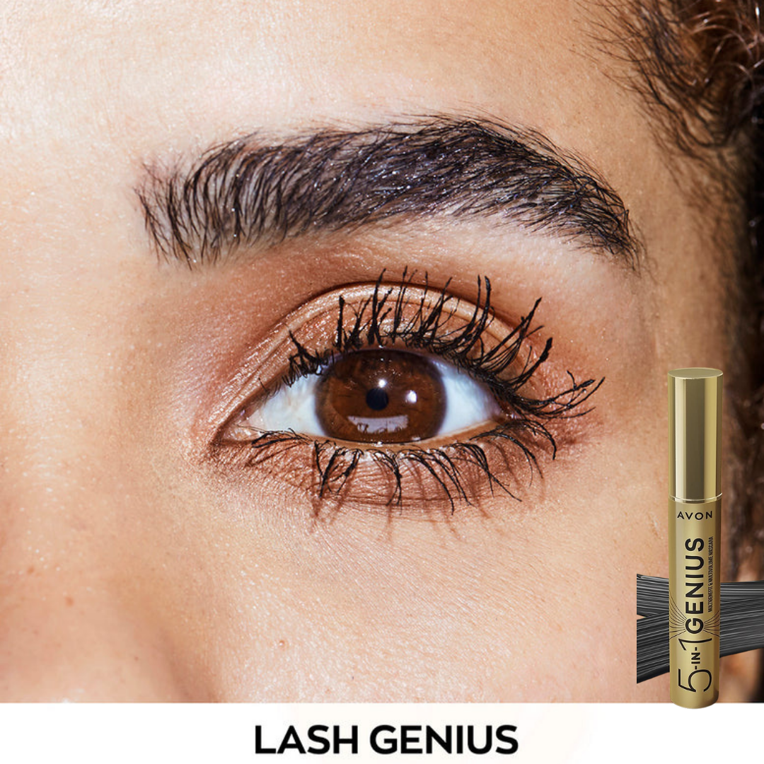 Máscara de Pestañas 5 en 1 Genius – Avon – 10ml