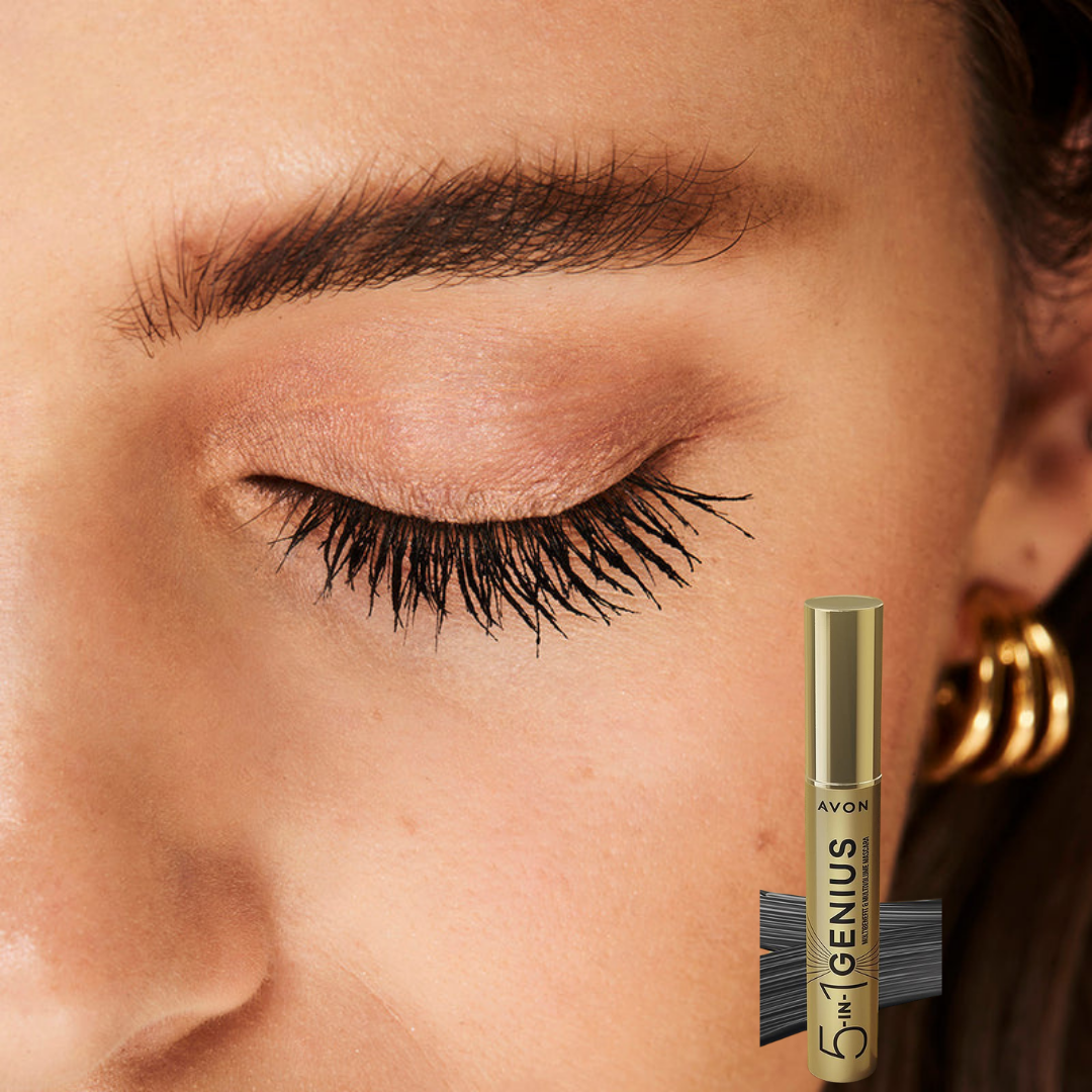 Máscara de Pestañas 5 en 1 Genius – Avon – 10ml