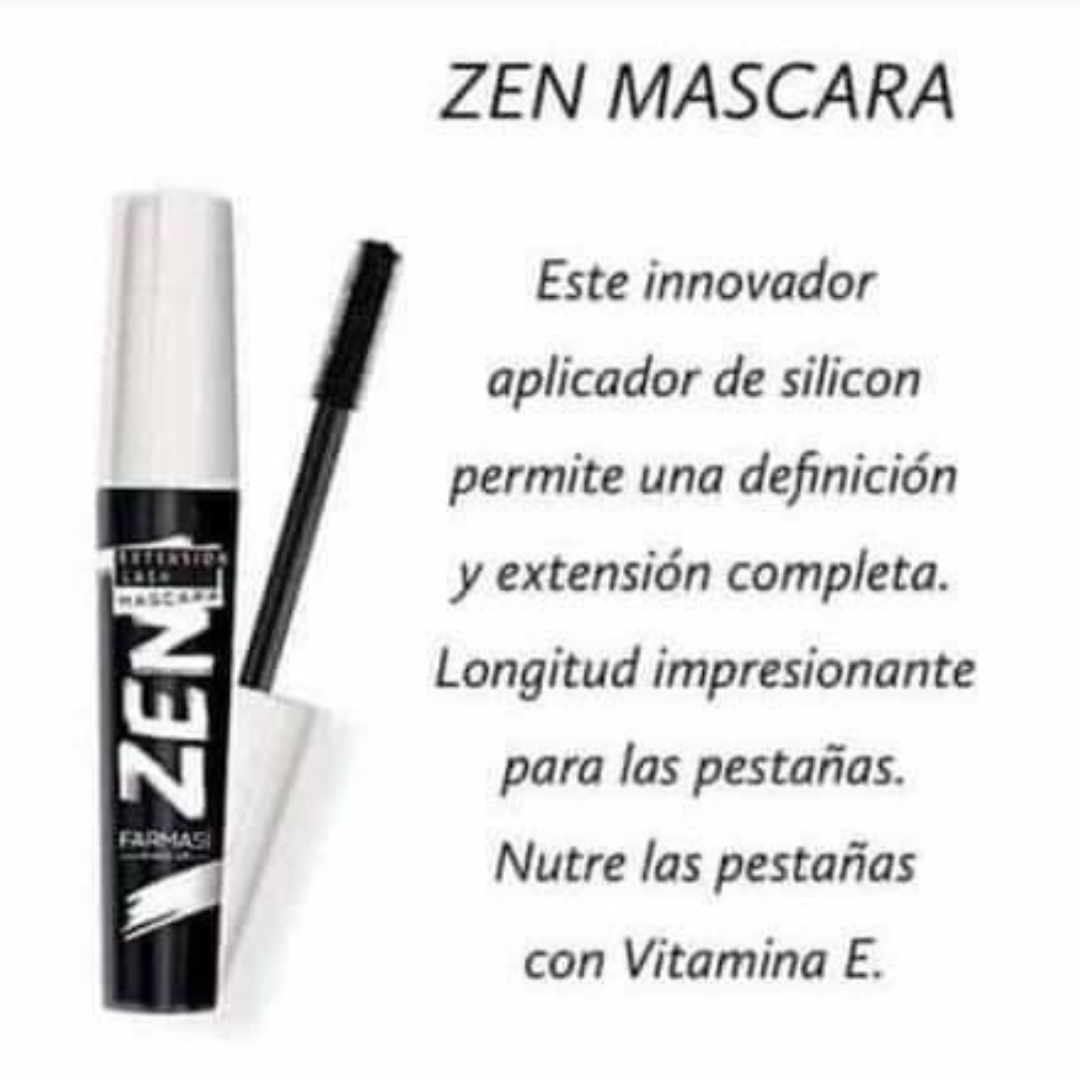 Máscara de Pestañas Zen - Farmasi – 8ml