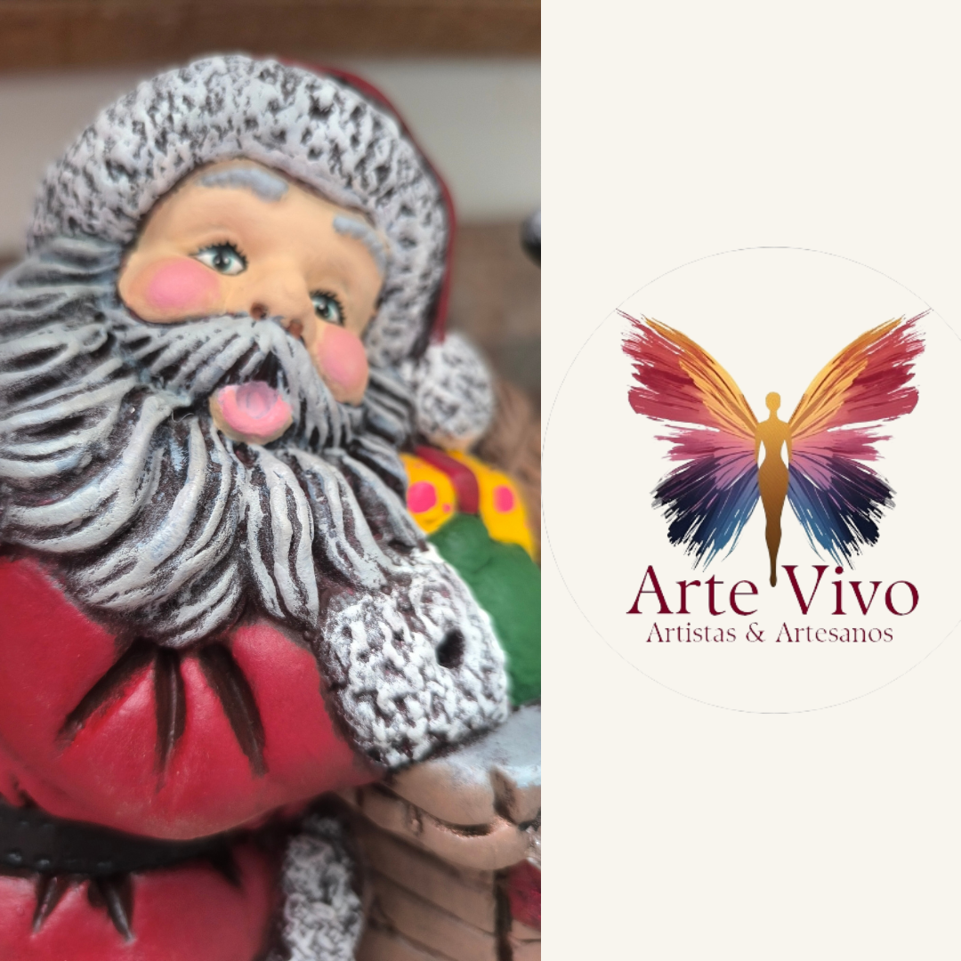 Papá Noel Rojo – Arte Vivo – 16x27 cm