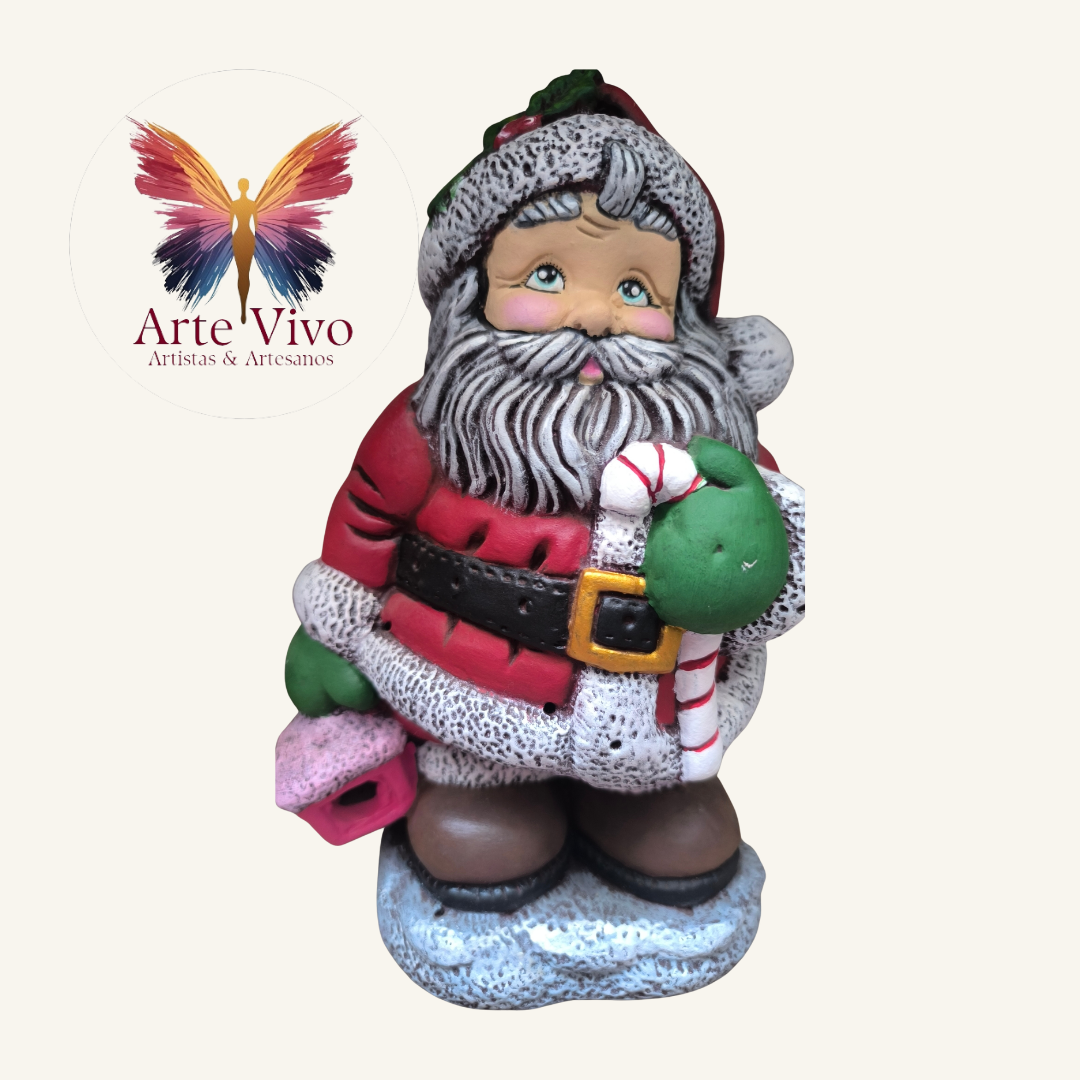 Papá Noel Rojo – Arte Vivo – 16x27 cm