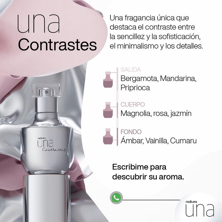 Una Contrastes Femenino – Eau de Parfum – 50 ml – Floral