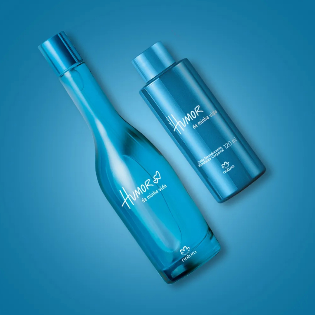 Estuche Humor De Minha Vida Femenino + Hidratante Corporal 120 ml -                                         Eau de Toilette - 75 ml – Frutal