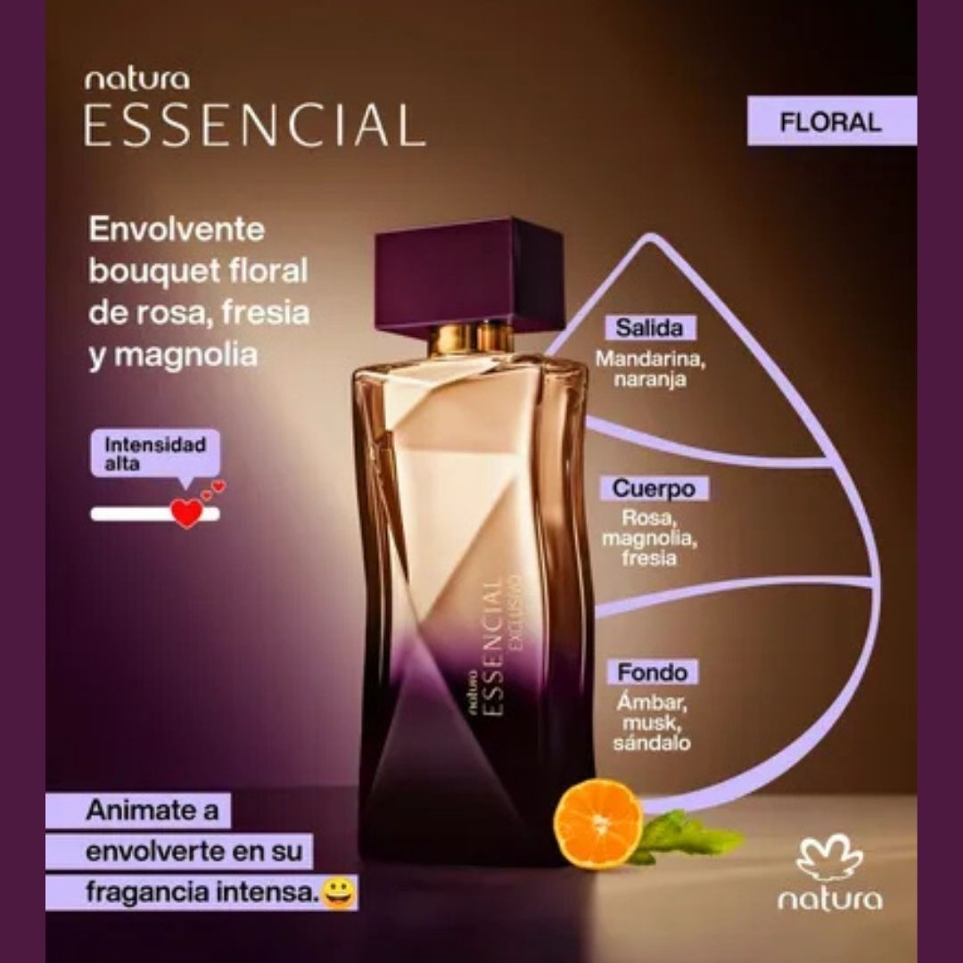 Estuche Essencial Exclusivo Femenino – Eau de Parfum – 50ml + Desodorante Hidratante Corporal 125 ml