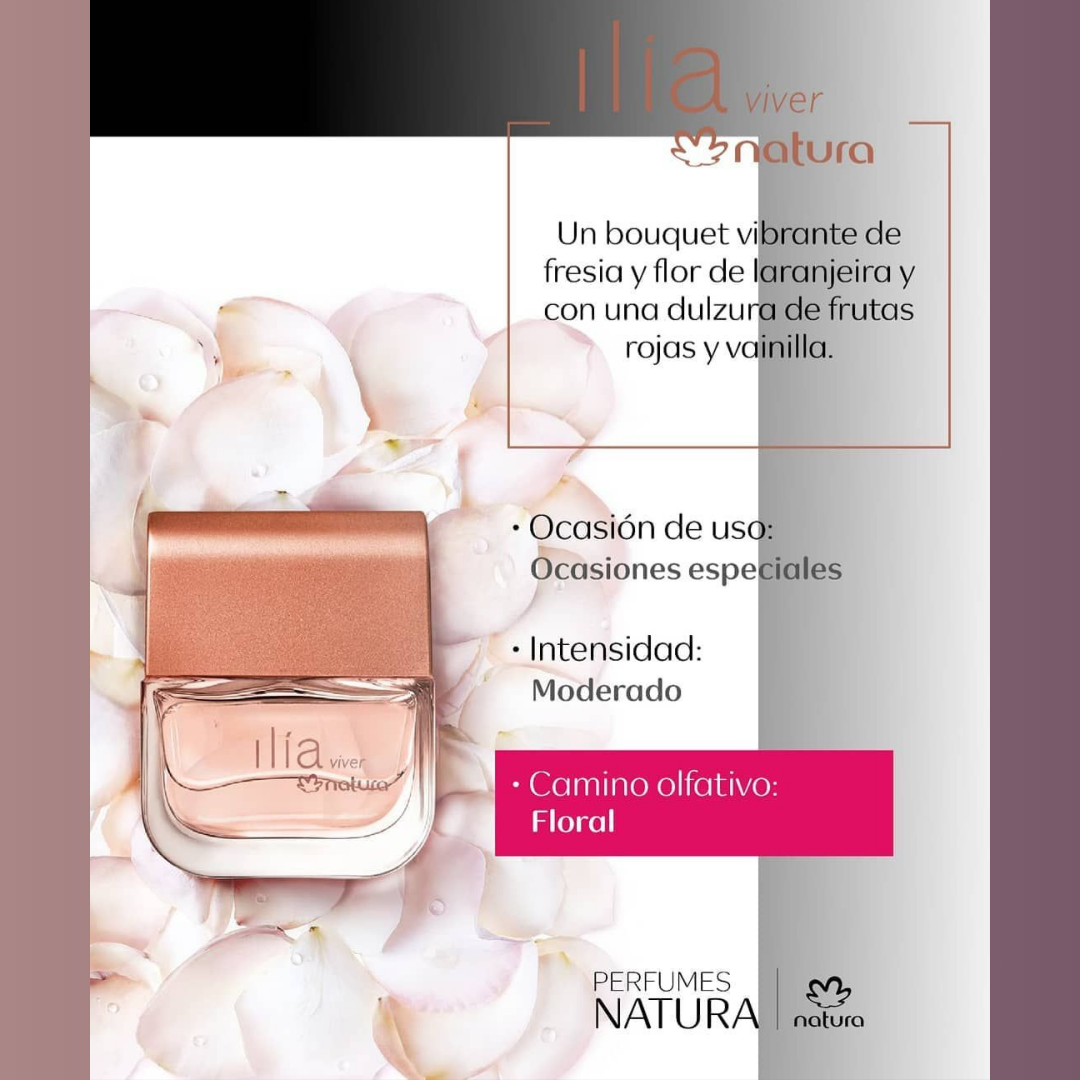 Ilía Viver Femenino – Eau de Parfum – 50ml – Floral