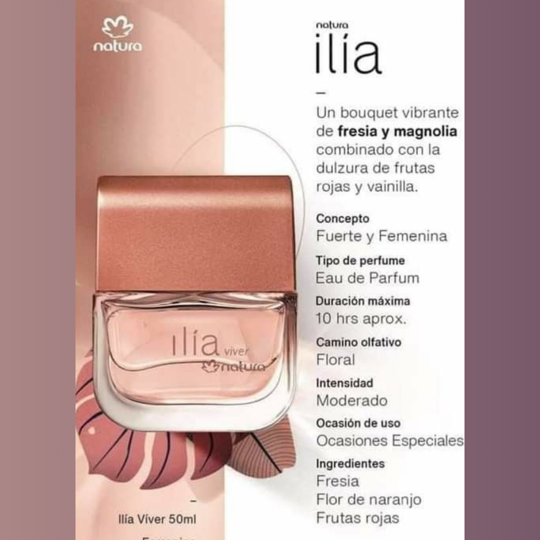 Ilía Viver Femenino – Eau de Parfum – 50ml – Floral