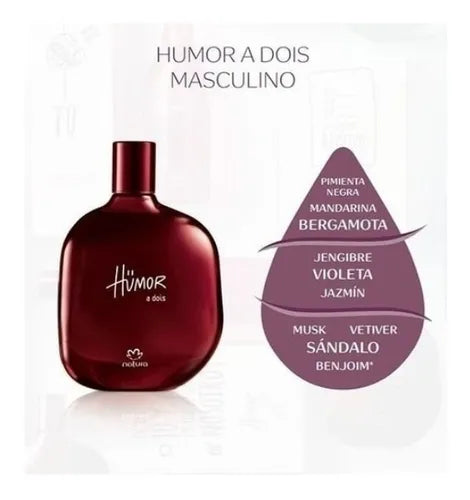 Humor a Dois Masculino – Eau de Toilette – 75ml – Amaderado