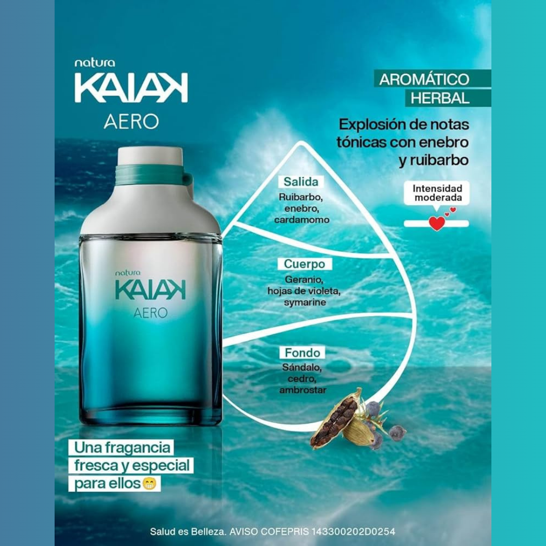 Kaik Aero Masculino – Eau de Parfum 100ml – Aromático Acuático