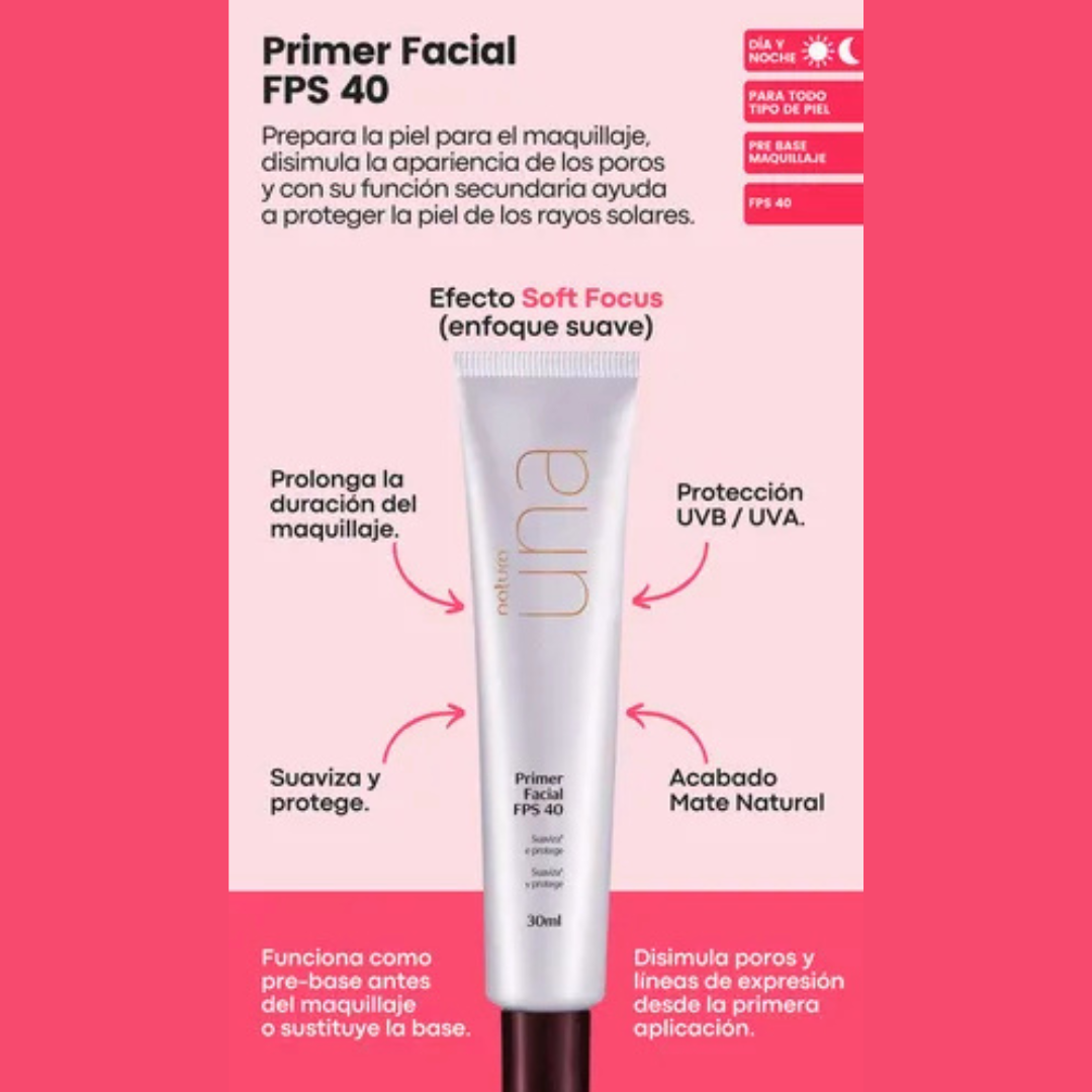 Estuche Maquillasje Una – Maxxi Palette 11.28g + Primer Facial 30g