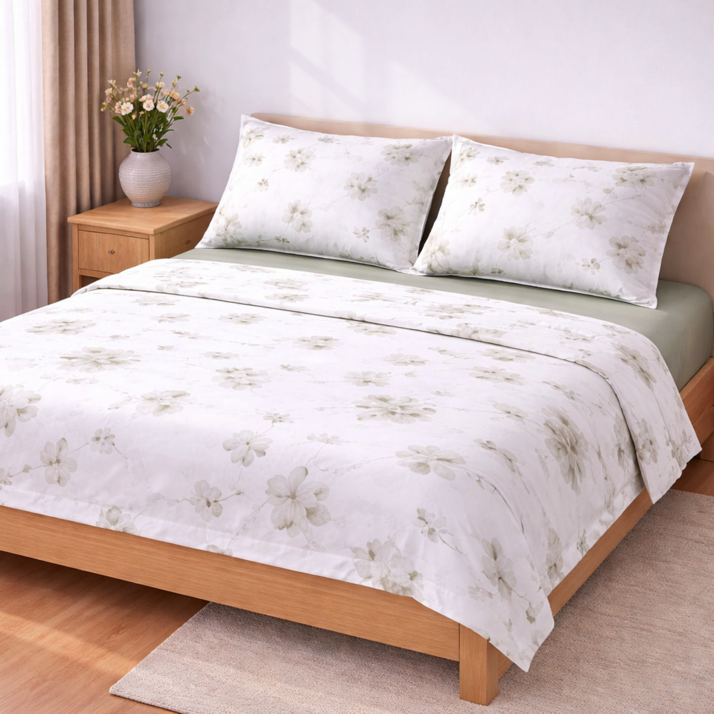 Sábanas Estampada MAT Trébol – La Mia Stanza - Cama Doble