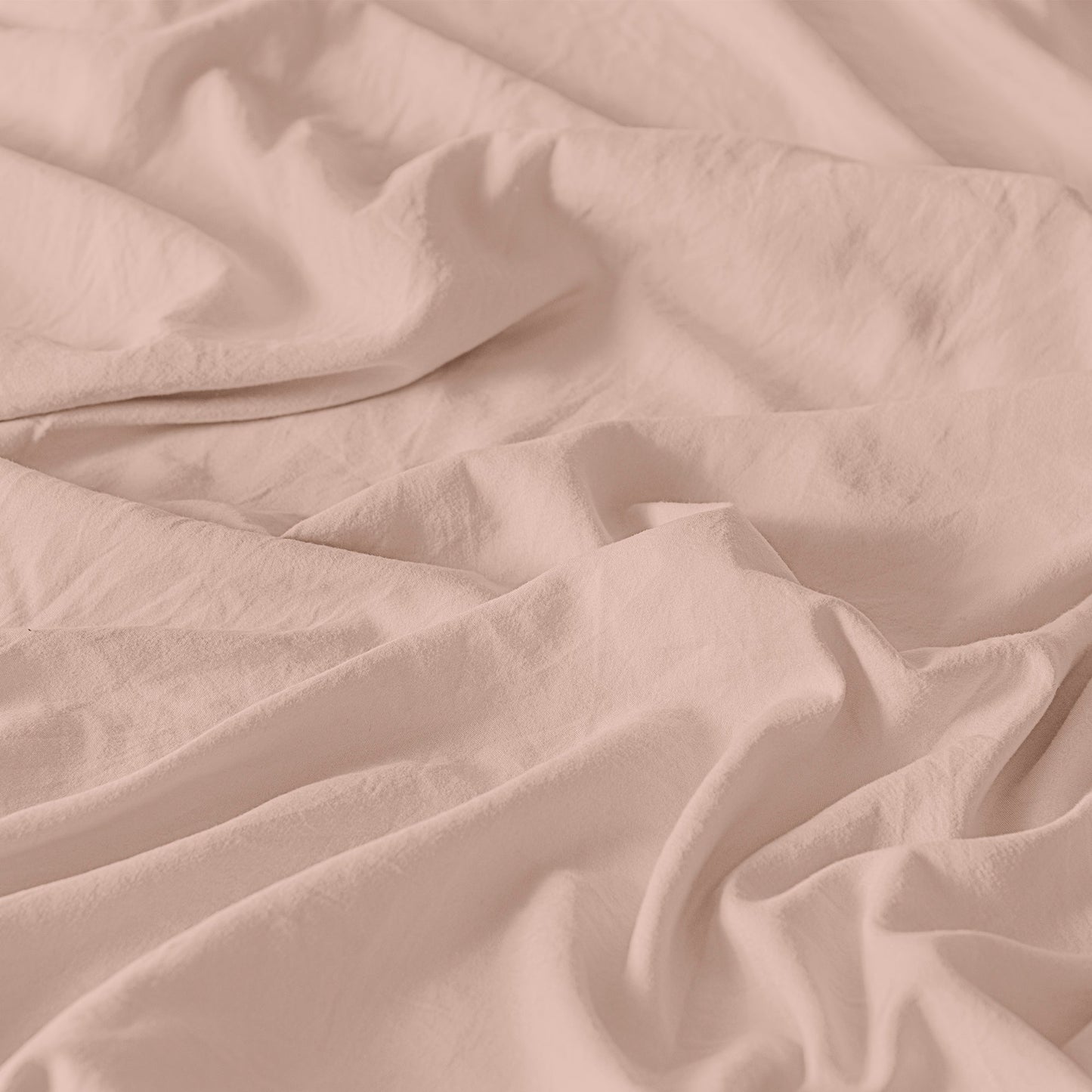 Sábanas Viasoft Washed IND Rose  – Cama Sencilla