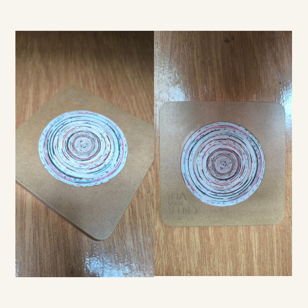 Set x2 Portavasos con Revistas – Creer Para Ver – 10x10cm