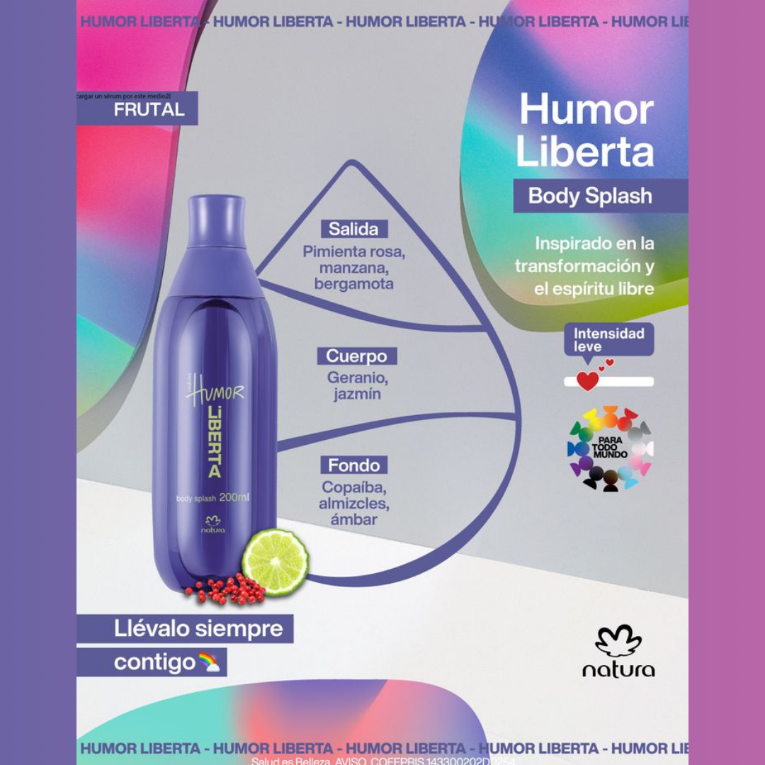 Humor Liberta Body Splash Unisex – 200ml – Frutal