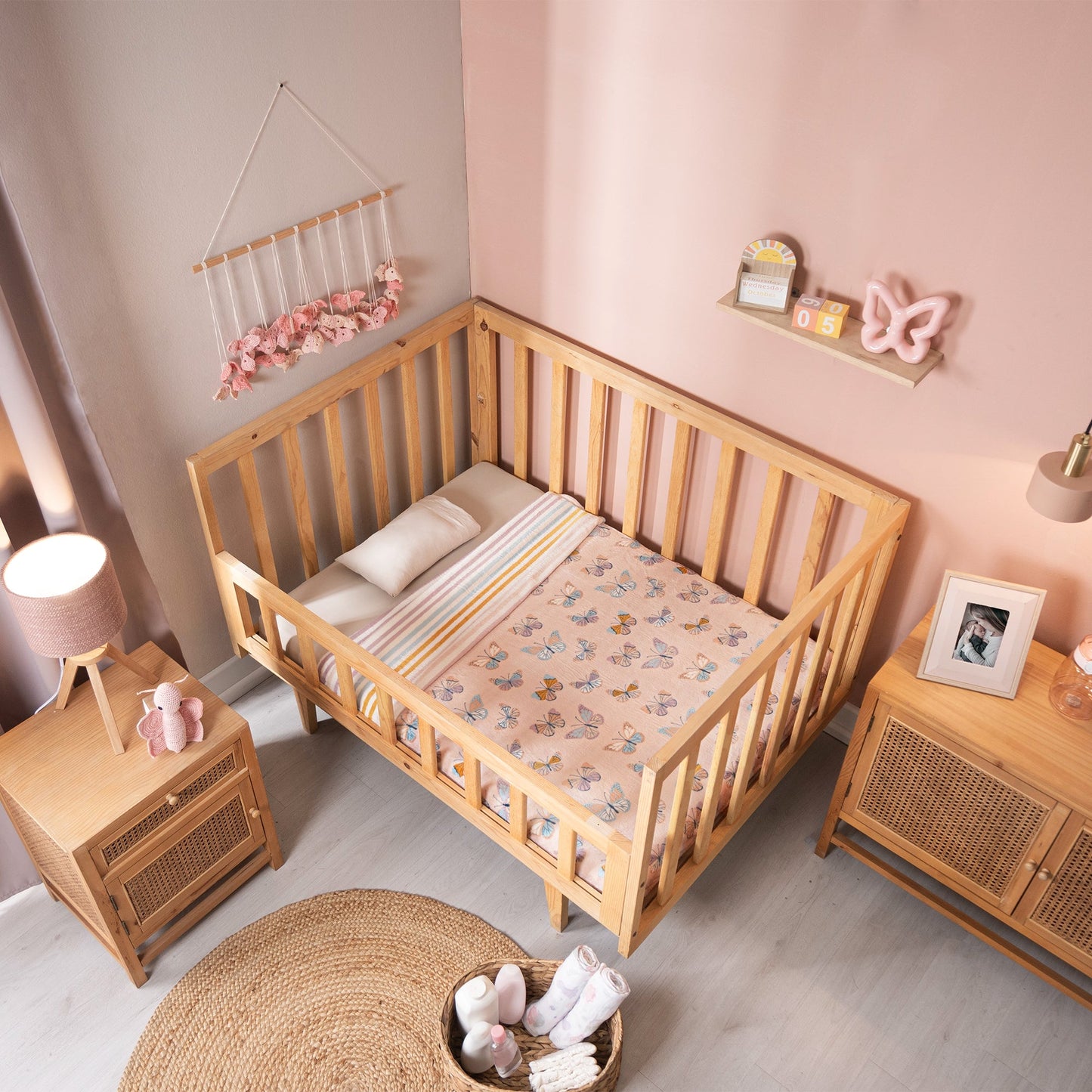 Kit de Regalo Spring CCC – Cama/Cuna/Carriola – Almohadita + Cobertor + 2 Sabanitas