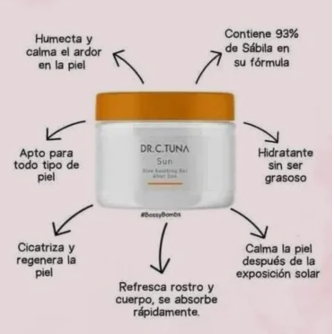Sun Gel Calmante de Aloe Post Sol Dr. C. Tuna – 110 ml