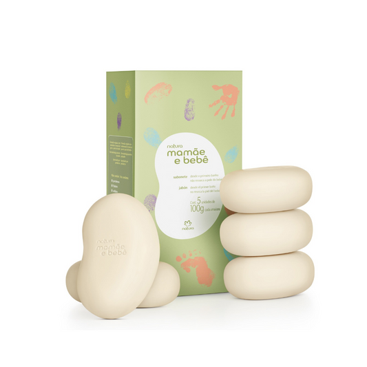 Jabón en Barra Mamá y Bebé – 5 Unidades 100g c/u
